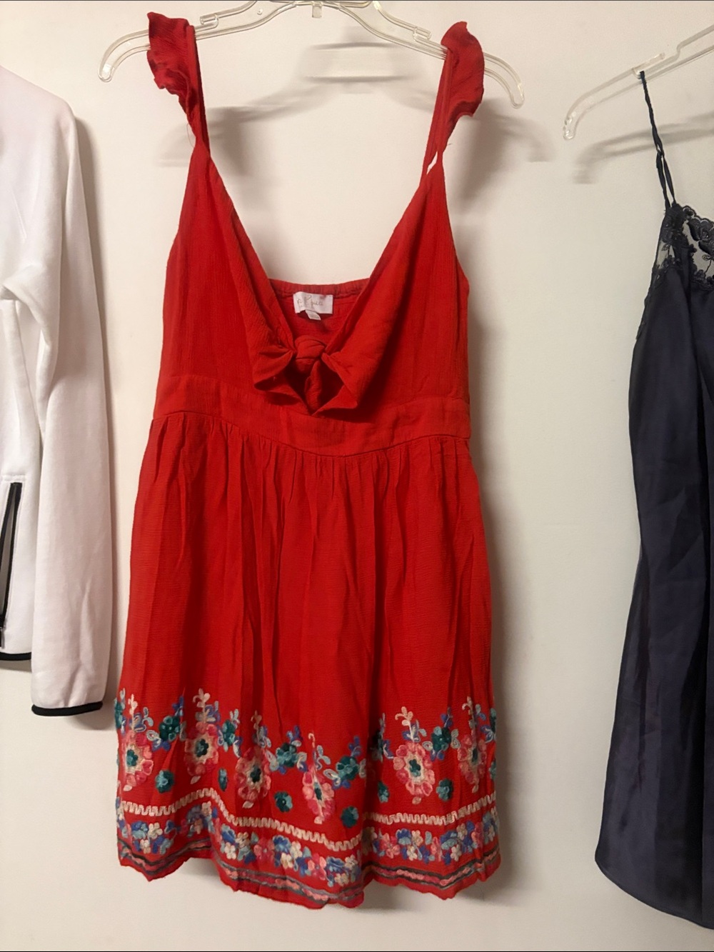 Women’s S embroidered sundress love & piece EUC FEMININE lined